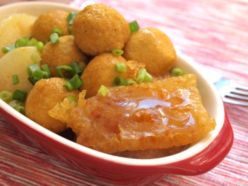 咖喱蘿蔔豬皮魚蛋