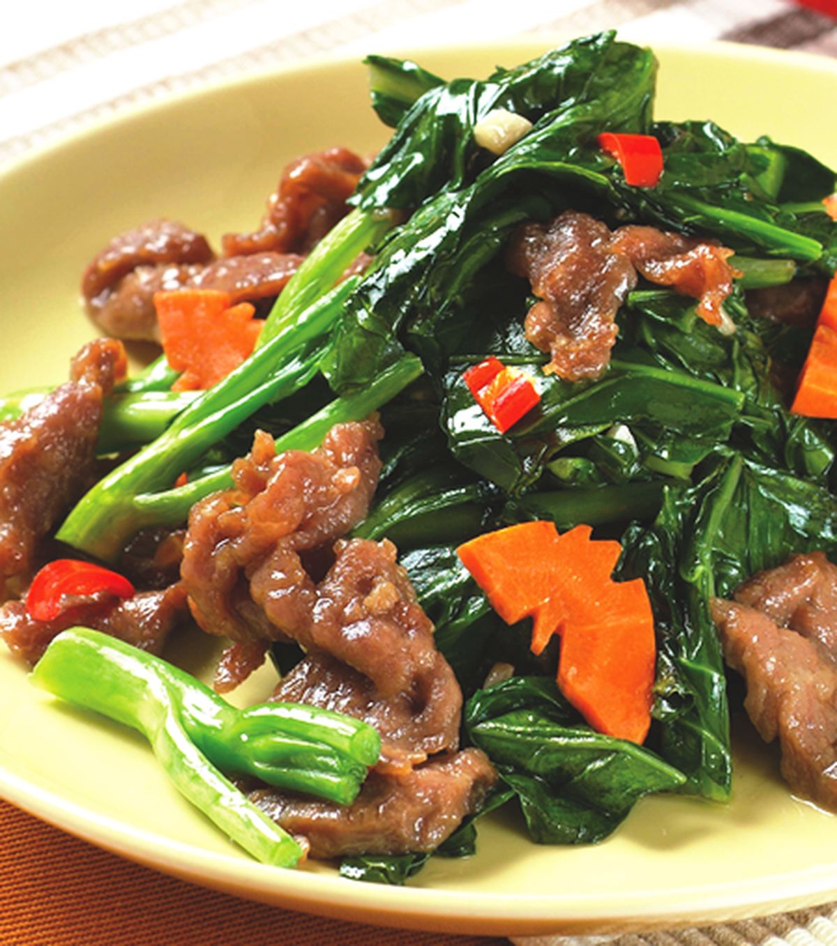 芥蘭炒牛肉
